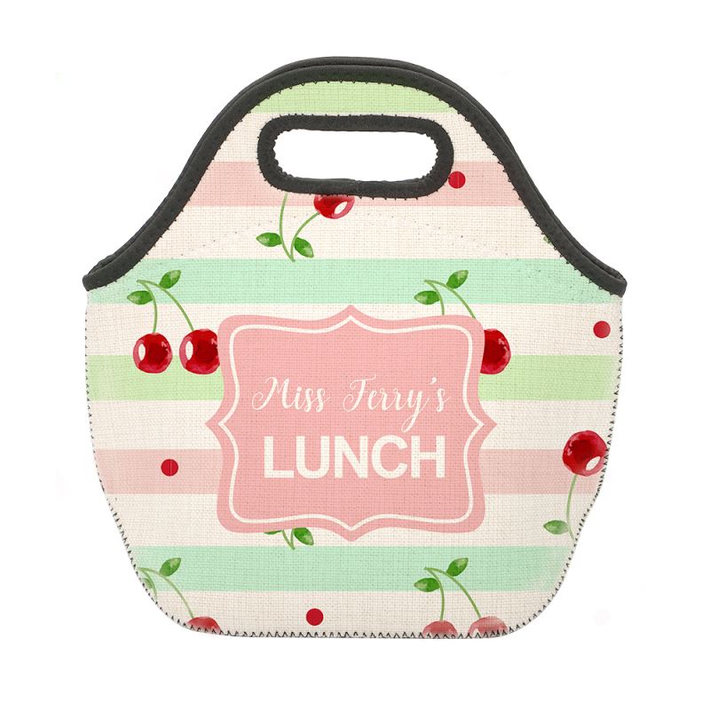 Linen Neoprene Lunch Bag-50pcs