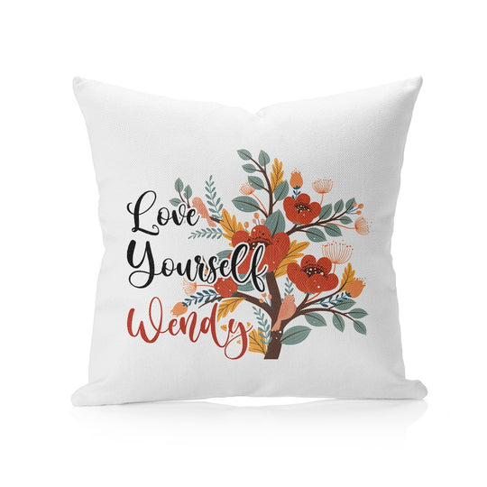 Sublimation pillow case Linen Cushion, Pure white
