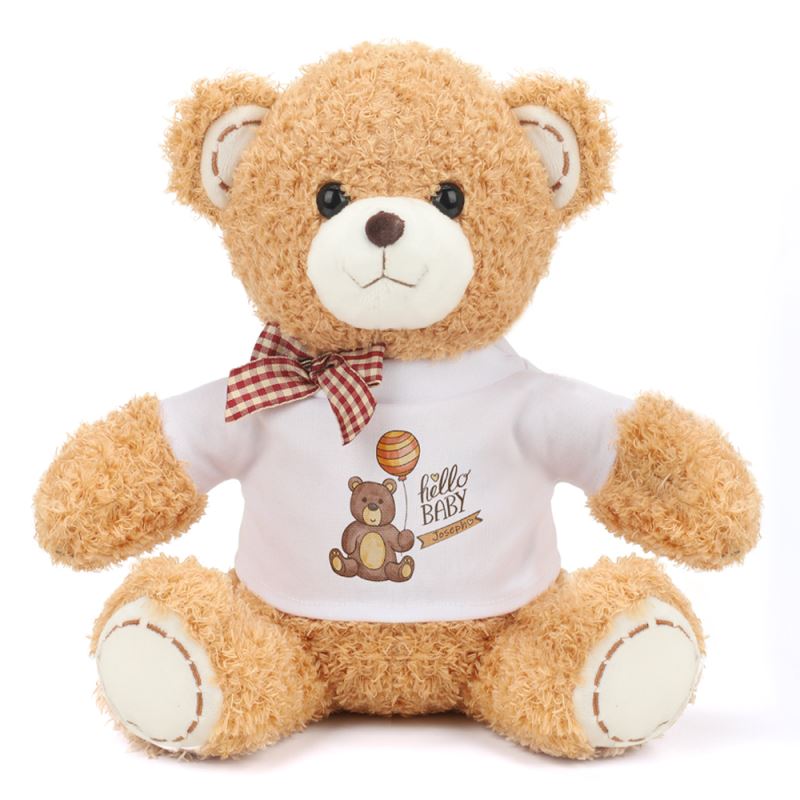 Teddy bear with T-shirt 25cm Hight - 20pcs